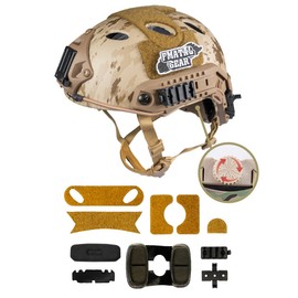 FMATAL GEAR FMA Fast Helmet-PJ Type Airsoft Helmets Tactical Helmet for Paintball Outdoor Sports Hunting Shooting (M/L, AOR1)