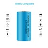 (8 PCS) 16340 Battery CR123A 700mAh Rechargeable Lithium Battery 3.7