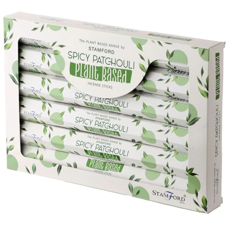 6x Premium Plant Based Stamford Hex Incense Sticks - Spicy