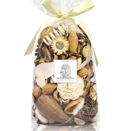 MAISONRINA Large Potpourri Bag,Magnolia Scented Potpourri Bowl Filler, White Decorative Dried Flower, Bathroom Vase Decor(20 oz)