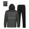 SWISSWELL Rain Suit Waterproof Breathable Lightweight Packable 2 Pieces Rainwear