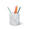 CABALAY Marble Pencil Pen Holder for Desk,Makeup Brush Holder, Stand
