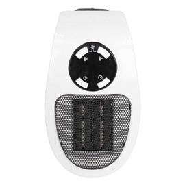 500W Black and White Mini Electric Heater Portable Wall Mounted Electric Heater Warmer for Home