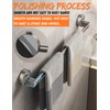 Boxonly Suction Towel Rack for Bathroom, Wall-Mounted Single Bar, Heavy-Duty