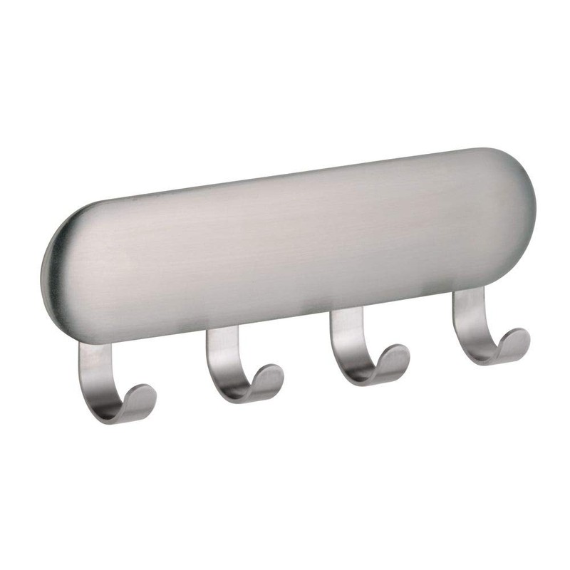 iDesign Forma Self-Adhesive Key Rack Organizer for Entryway, Kitchen -