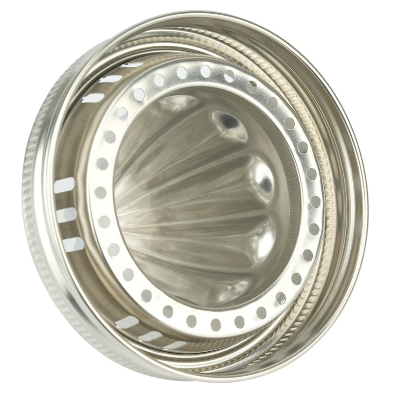 QSYZAIL 2 Pcs Juicer Lid for Mason Jar 3.38 inch