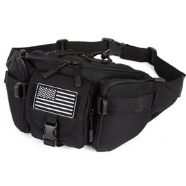 Hiking Fanny Pack Large Hip Pouch Versatile EDC Fanny Pack Tactical Fanny Pack for Men Hiking Waist Bag Tactical Sling Backpack Chest Bag for Men Secure Your Belongings