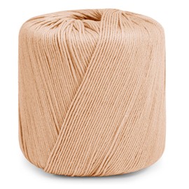 CAMAL Knitting Yarn, Amigurumi Cotton Yarn, Cotton Yarn 1mm x 145 Yards, 8-Ply Cotton Yarn for Knitting, Crocheting Christmas Ornaments, Amigurumi, Doily, Shawlplacemats, Dresses, Hats (Khaki)