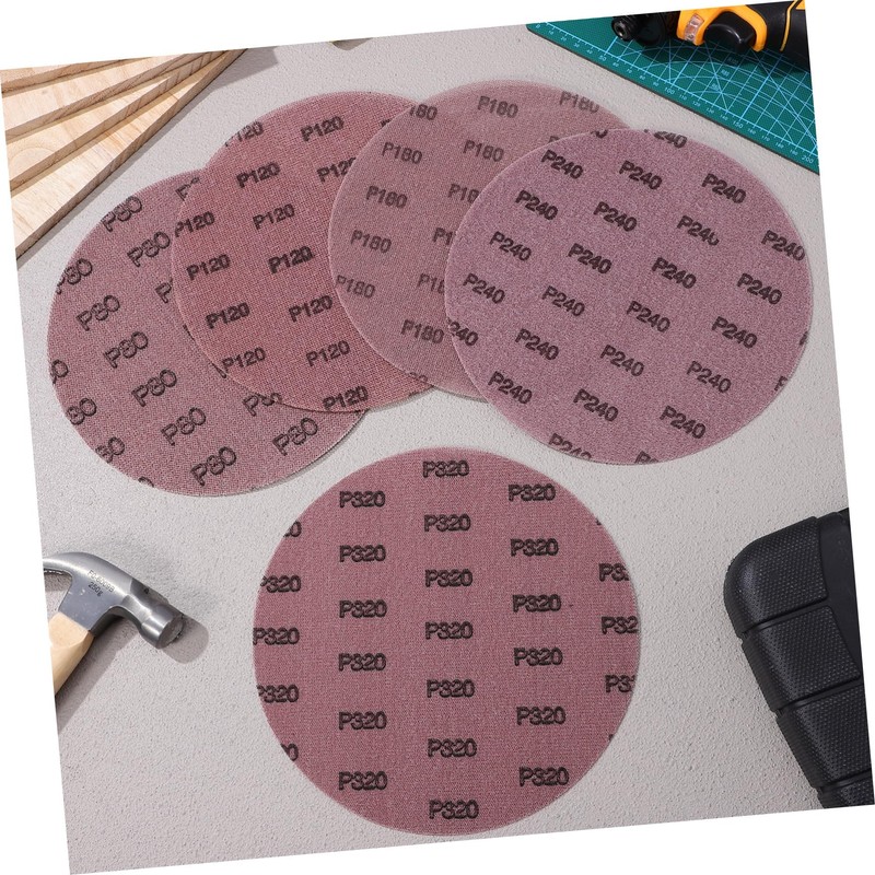 ORFOFE Professional Drywall Sandpaper Set 10pcs Grit 80-320 Discs Round