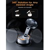 Topume Upgraded Vacuum Magnetic Phone Holder for MagSafe,Double-Foldable Suction Cup