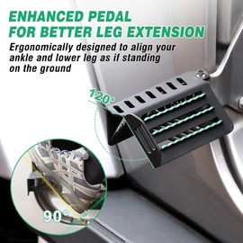 HOCHO Foot Pegs Doors Off fit for Jeep Wrangler JK JL & Gladiator JT 2007-2025, 120° Door Hinge & Raised Texture Foot Pegs Fits for Jeep Wrangler JL JK Gladiator JT Accessories