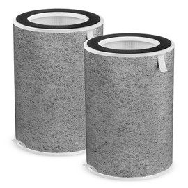 Luripid HP201 HP202 Replacement Filter 2Pack Compatible with Shark HP200 Series &HC502 Air Purifier MAX,HP200 Series HP202 HP201 &HP232 Filter Cleans Up to 99.98% Particles #HE2FKBAS,HE2FKBASMB