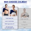 Chilmax Shoulder Ice Pack Wrap Rotator Cuff and Arm,Reusable Gel