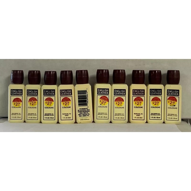 MEM English Leather Bag 3.4 oz Cologne /3.1 oz After