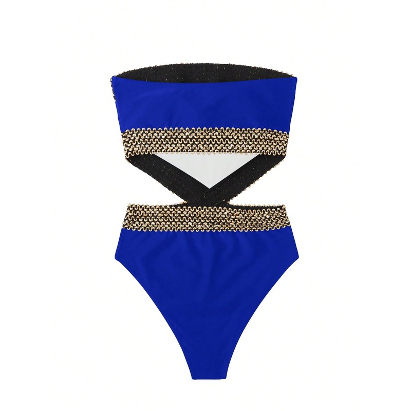 Milumia - Traje de baño de una pieza con detalle