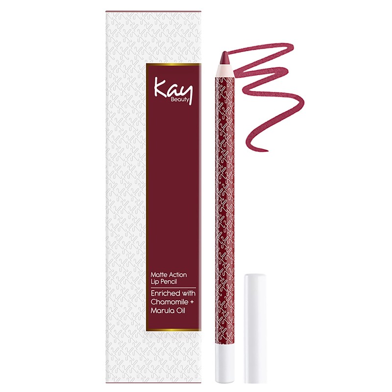 Kay Beauty Matte Action Lip Liner, High Impact, 0.04 oz