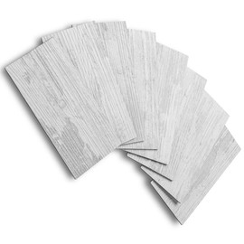 AULIGET 200 Piece Peel and Stick Backsplash PVC Tile, 3 Inch x 6 Inch White Birch Stick on Wall Tiles for Backsplash Kitchen, Bathroom, Laundry Room, Camper, Fireplace