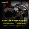 TREADWRX Silver Adhesive Stick On Wheel Weights 1/4oz (.25oz) 576