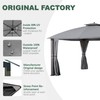 JANCANOPY 10X12 Replacement Gazebo Top for Eagle Brooke Gazebo Model