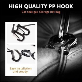 Car Organiser Car Separator Net Storage Children Protection Bag Backrest Shelf