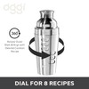 Oggi 23-Ounce Stainless Steel Cocktail Shaker, Silver