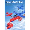 Foam Glider Launcher Toy, Kids Outdoor Flying Airplane Set, 13.2''