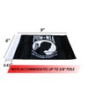 Pow Mia Flag for Motorcycle 6" x 9" Replacement Motorcycle