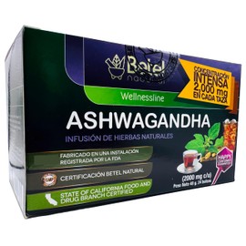 Betel Natural Premium Ashwagandha Tea Relax Your Day Away - 24 Tea Bags