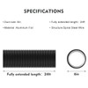 YIJUHOU Dryer Vent Hose Flexible: 6 Inch 25FT Aluminum PVC