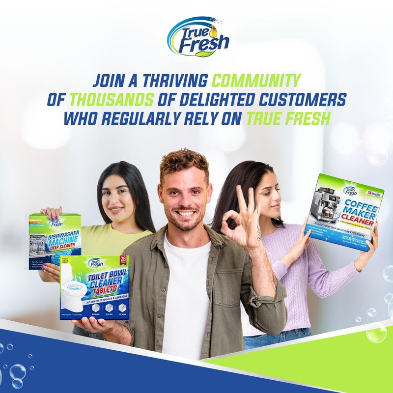 True Fresh Toilet Bowl Cleaner Tablets 26 Pack – Deodorizer