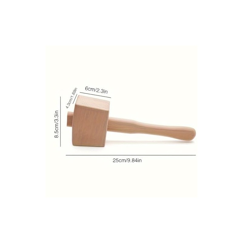 Mazo De Madera | Martillo De Carpintero Multifuncional, Martillo De