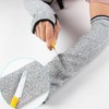 Cut-Resistant Arm Sleeves for Butcher & Work Safety - Puncture & Slash Protection Gray/45CM