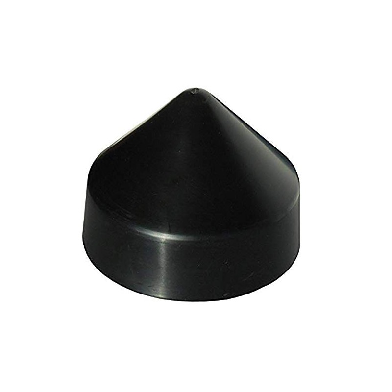 Dock Edge PVC Cone Head Piling Cap, 8-Inch, Black
