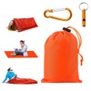 2 Pack Emergency Survival Sleeping Bag PE Aluminized Film Camping