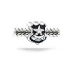 Serve Protect Officer Badge Police Shield Bead Charm For Women