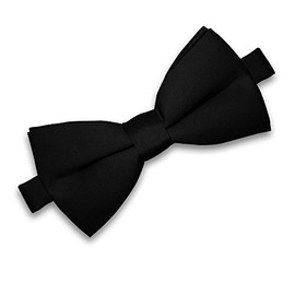 Soul-Cats® Children's Bow Tie Pre-Tied Adjustable Wedding Communion Youth Initiation, black