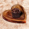 EARTHLY HOME Wooden Serving Bowl for Fruits, Salads and Cookies