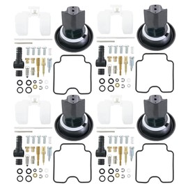 XJR400R RH02J Carburetor Repair Kit, Fuel Conditioning Kit, Genuine Compatible, 4 Cylinders, Overhaul Kit, Repair Parts, Yamaha