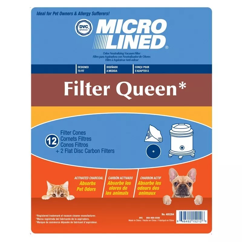 DVC Filter Queen Compatible with Filter Queen 12 Cones and