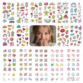 120 Sheets (1500 Patterns) Safe Non-Toxic Kids Waterproof Temporary Tattoos,Children's Temporary Tattoo Toys,Mixed Styles Temporary Tattoos Stickers,Diy Sticker Arts,Birthday Party Supplies For Kids