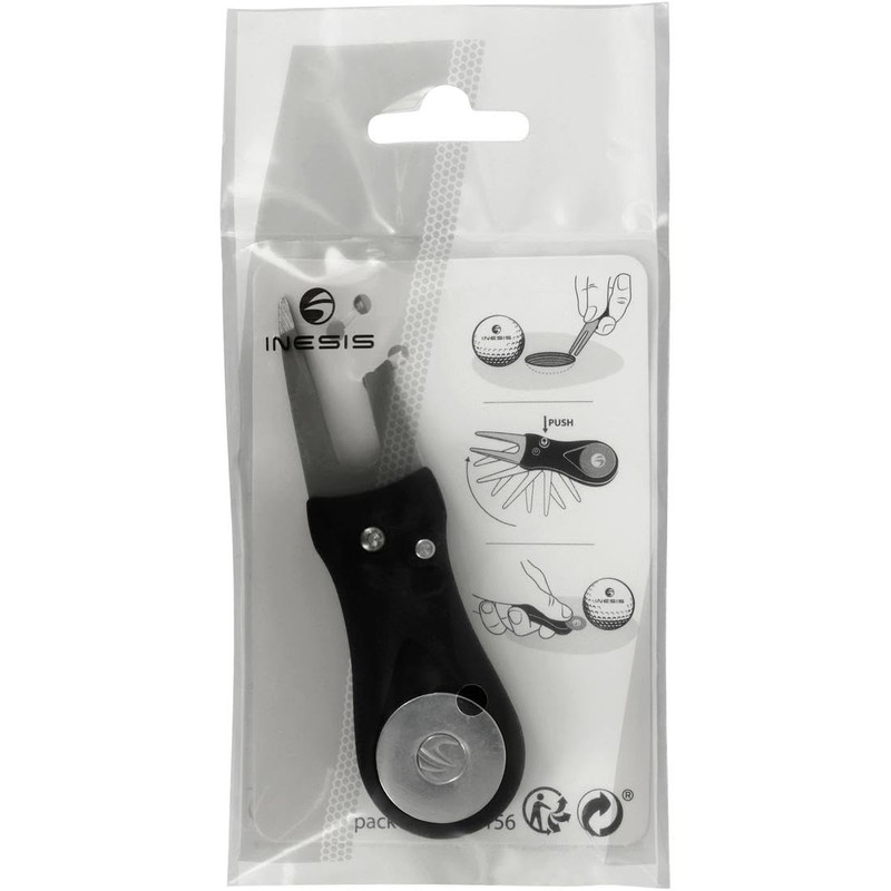 Decathlon Automatic Divot Repair Tool Unique Size Black