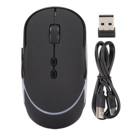 Wireless Gaming Mouse 3 Level Adjustable DPI RGB Color Backlit Ergonomic Design 2.4G Rechargeable Mouse
