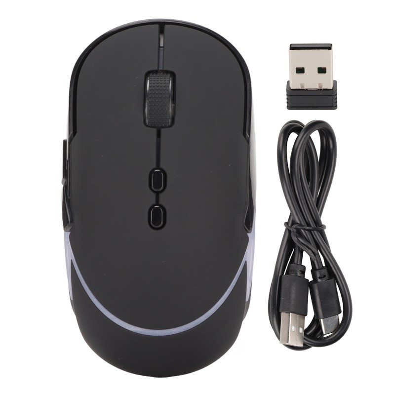 Wireless Gaming Mouse 3 Level Adjustable DPI RGB Color Backlit