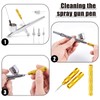 Sieral 8 Pcs Airbrush Spray Gun Cleaning Kit Double Sided