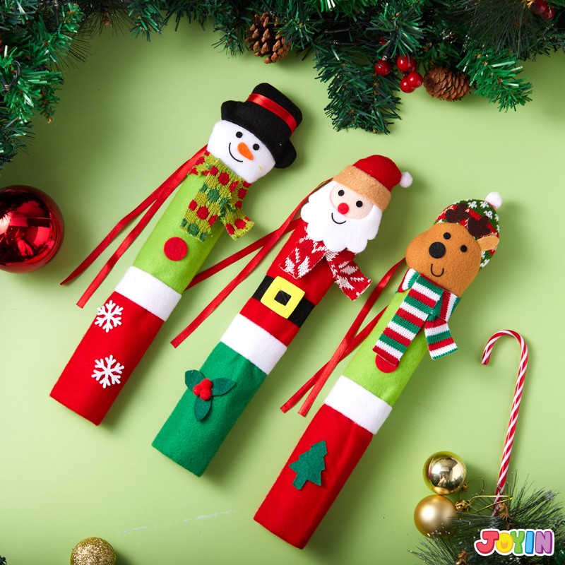 JOYIN 5 Pieces Christmas Kitchen Appliance Handle Covers for Kitchen
