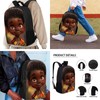 Wismoutput African Boy Backpack Set Laptop Bookbag Travel School Bag
