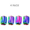 AVERZELLA 4PCS Brass Tire Stem Valve Caps Universal Wheel Valve