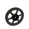 Single Groove 11.25" Cast Iron Electric Motor" H" Pulley/Sheave, Bushing