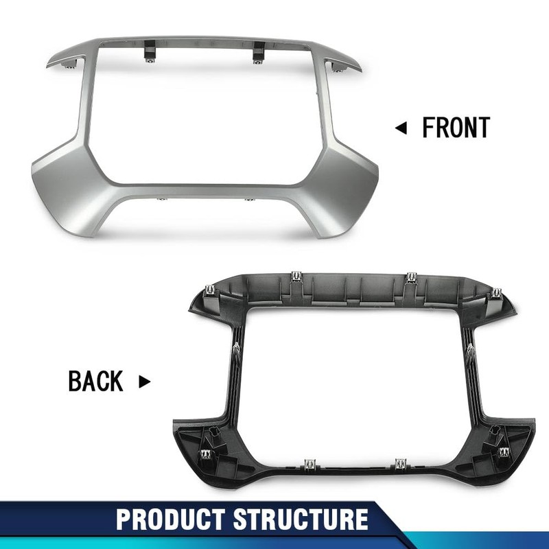 PIT66 Dash Center Control Bezel Panel Compatible with Chevy Silverado