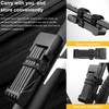 anneratteryer Folding Lock Bicycle with Keys Bicycle Lock High Security